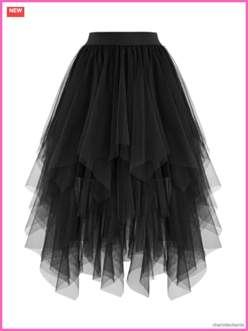 High Low Layered Puffy Fairy Tulle Skirt Women's Tutu Party